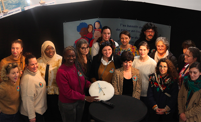 toute l'équipe d'aide aux jeunes femmes de l'association LAO Pow'Her