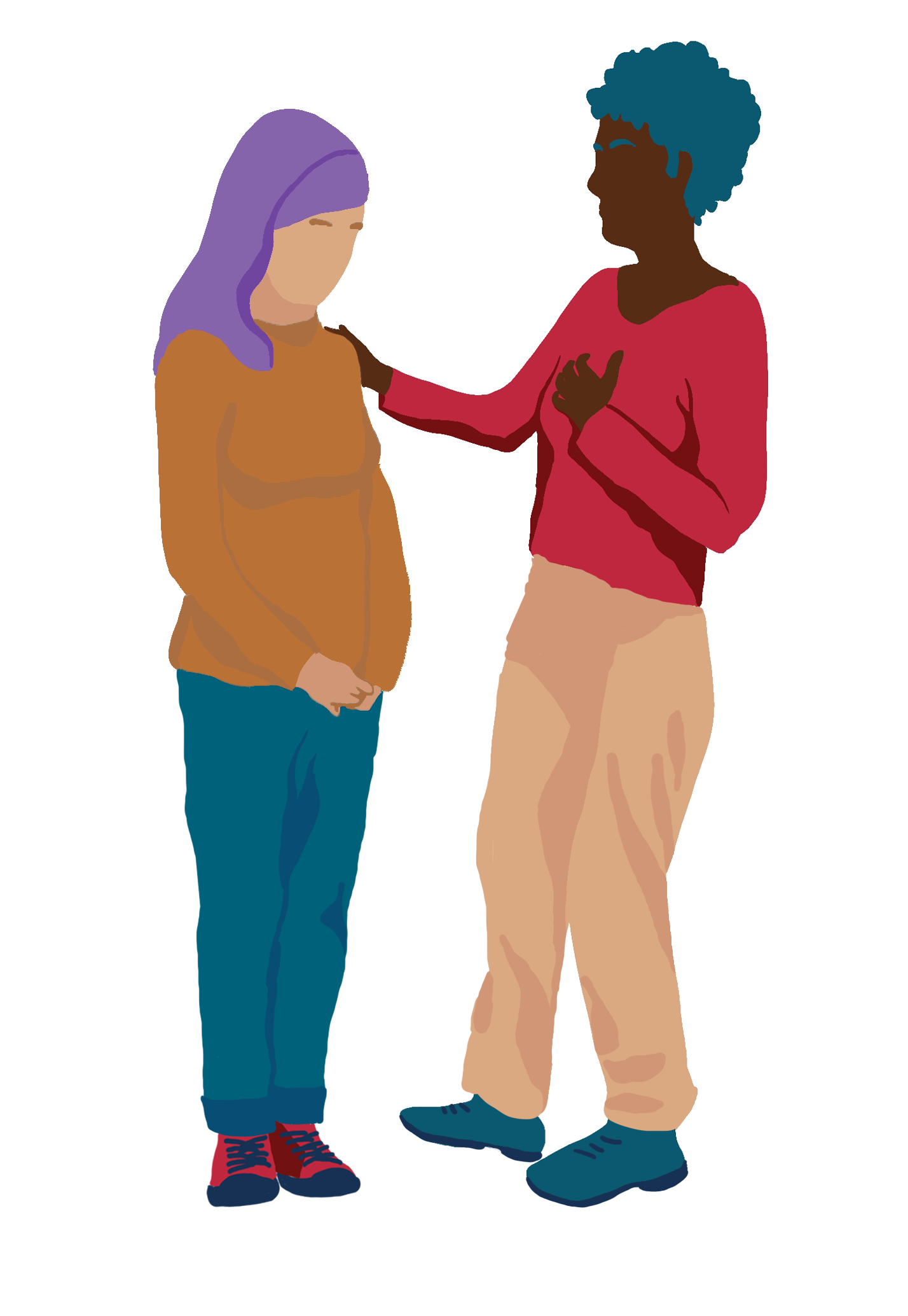 aide jeune femme à lutter contre les violences qu'elle subie